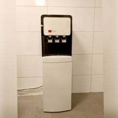 Tam Boy Arıtmalı Sıcak Soğuk Ilık Su Sebili - Beyaz Siyah