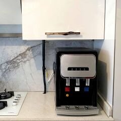 Tezgah Üstü Arıtmalı Sıcak Soğuk Ilık Su Sebili - Siyah