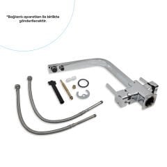 Su Arıtma Cihazı İçin 3 Yollu Kare Krom Musluk