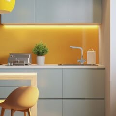 Su Arıtma Cihazı İçin 3 Yollu Kare Krom Musluk