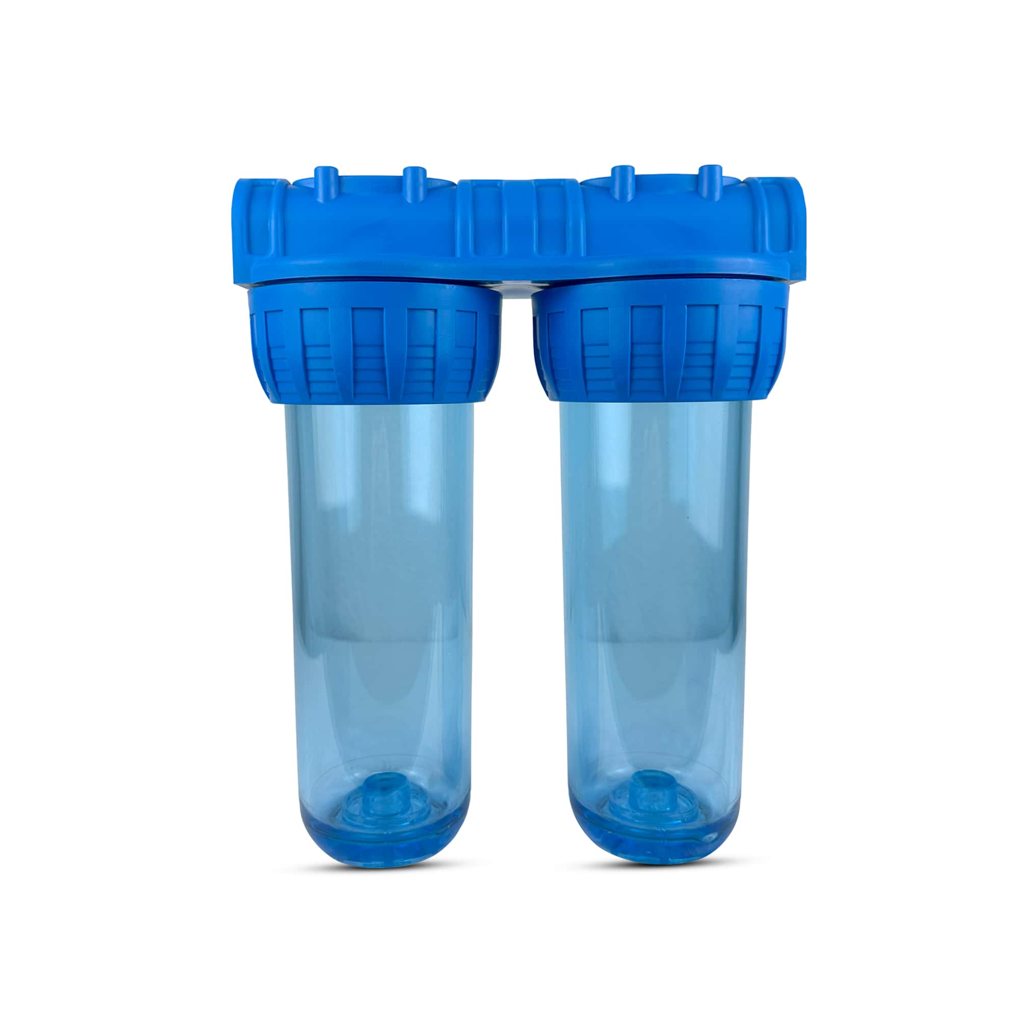 10 İnç İkili Boş Tesisat Housing - Şeffaf Filtre Kabı