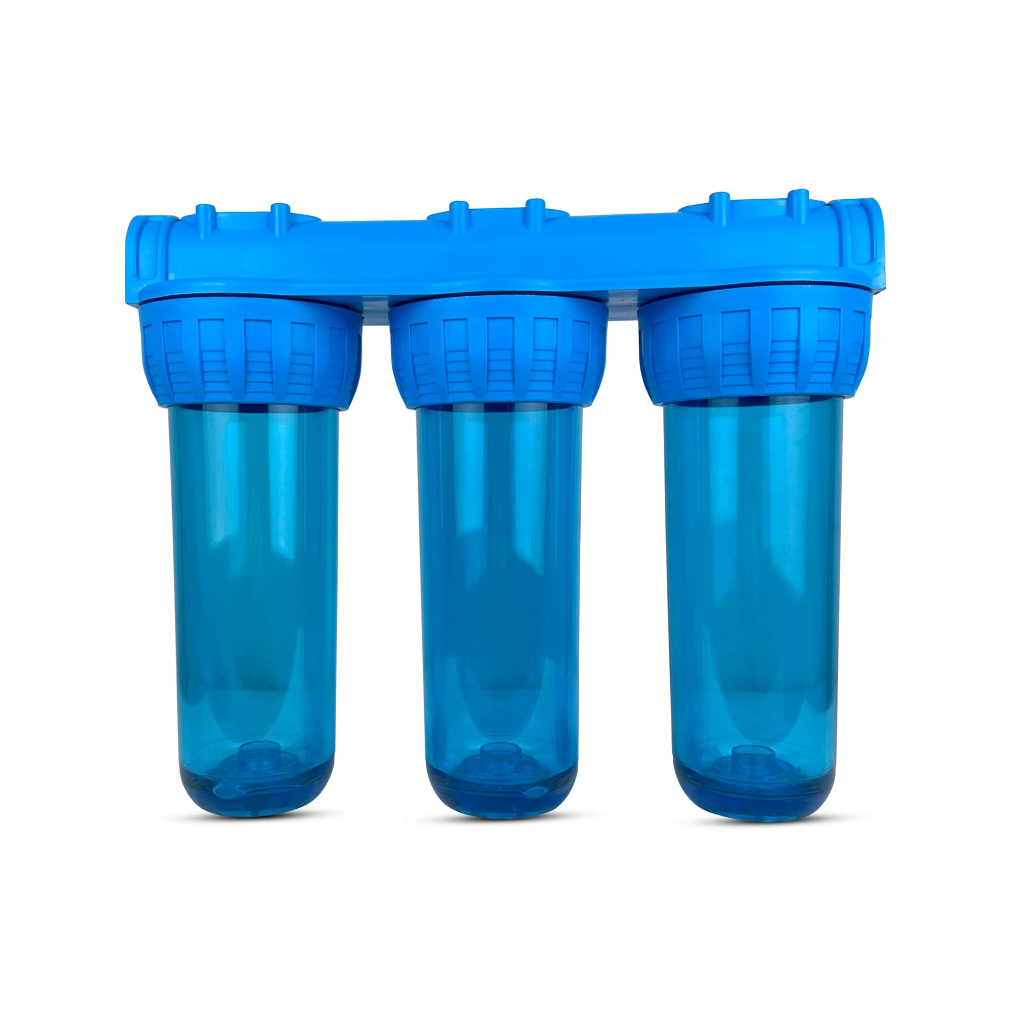 10 İnç Üçlü Boş Tesisat Housing - Şeffaf Filtre Kabı