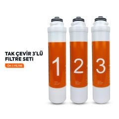 Tak Çevir 3'lü Filtre Seti