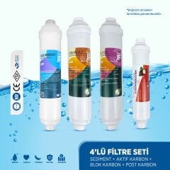 4’lü İnline ES Filtre Seti